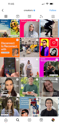 a screenshot of the instagram app on an iphone