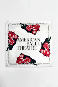 the american ballet theatre logo on a white background